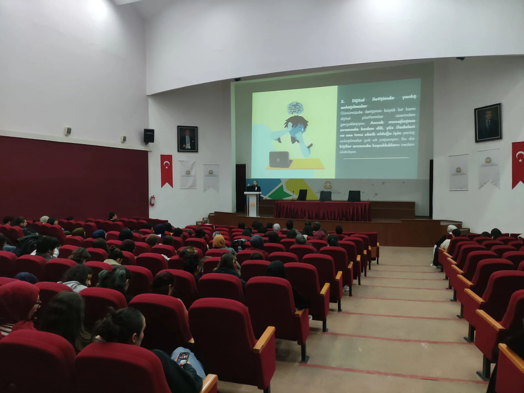 İletişim ve psikolojik iyi oluş semineri düzenlendi.